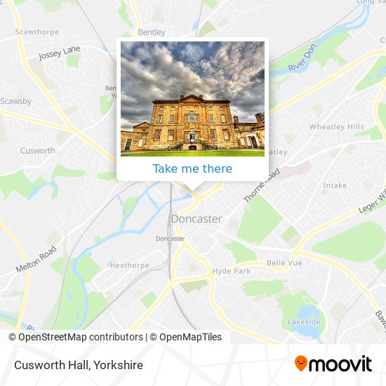 Cusworth Hall map