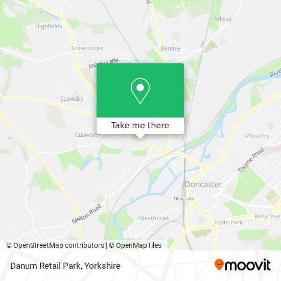 Danum Retail Park map