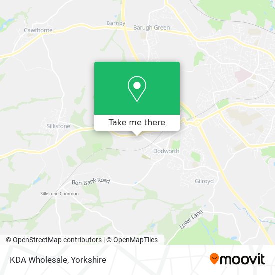 KDA Wholesale map