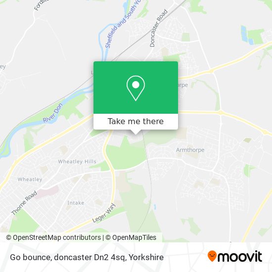 Go bounce, doncaster Dn2 4sq map