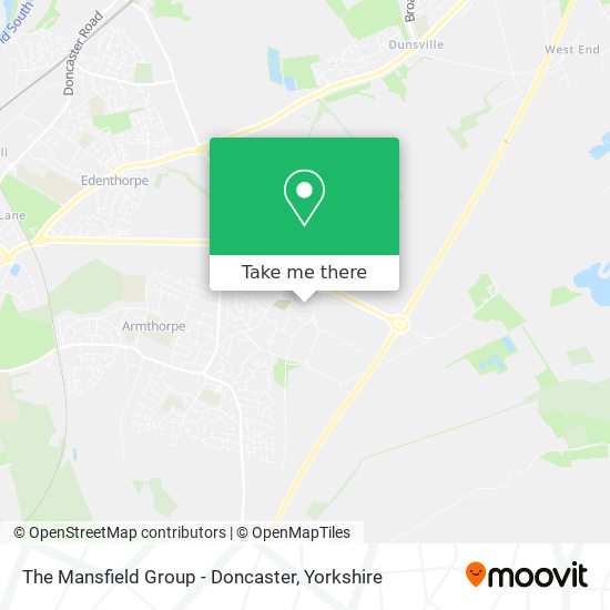 The Mansfield Group - Doncaster map