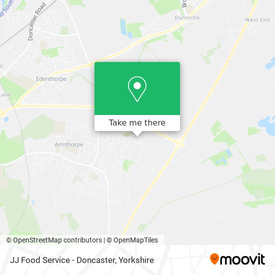 JJ Food Service - Doncaster map