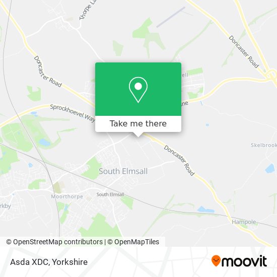 Asda XDC map