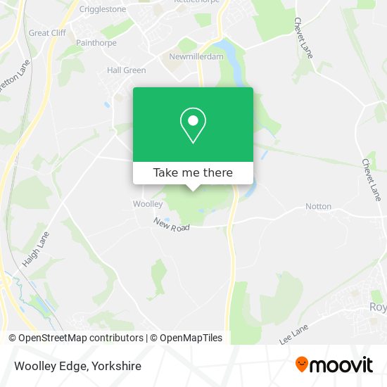 Woolley Edge map