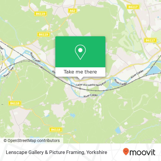 Lenscape Gallery & Picture Framing map