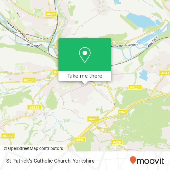 St Patrick's Catholic Church map