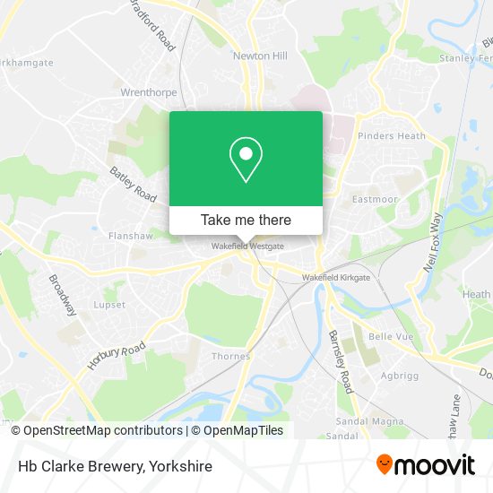 Hb Clarke Brewery map