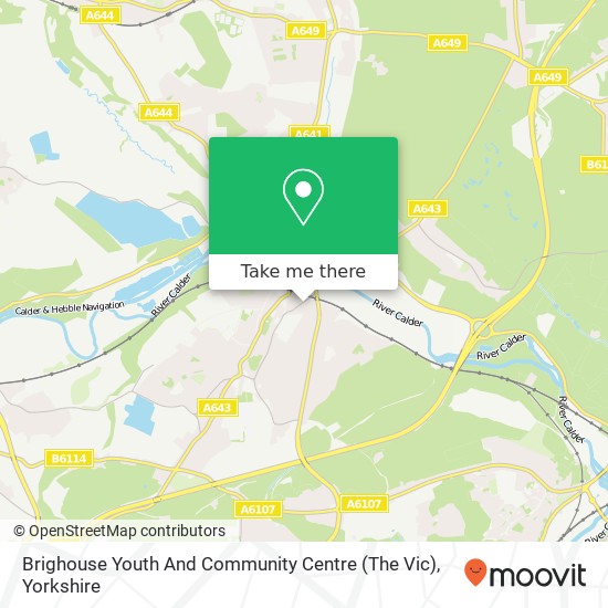 Brighouse Youth And Community Centre (The Vic) map