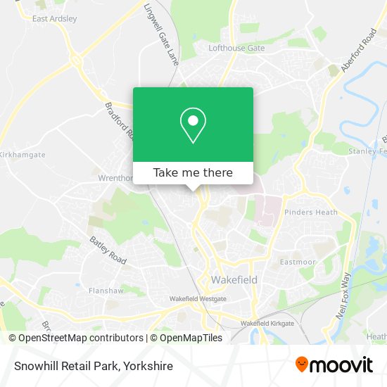 Snowhill Retail Park map