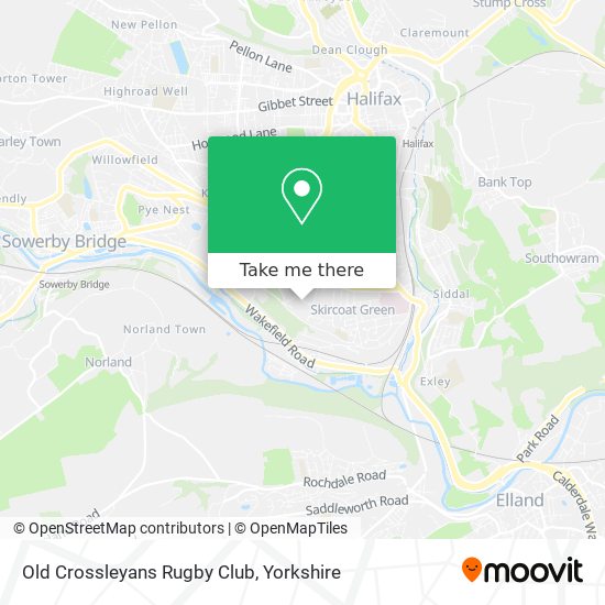 Old Crossleyans Rugby Club map