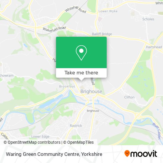 Waring Green Community Centre map