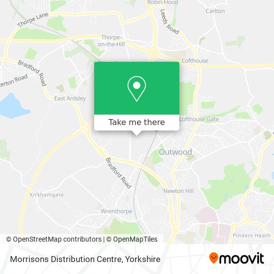 Morrisons Distribution Centre map