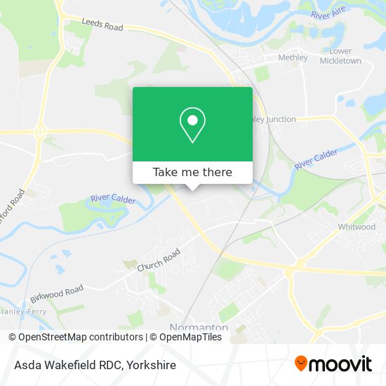 Asda Wakefield RDC map