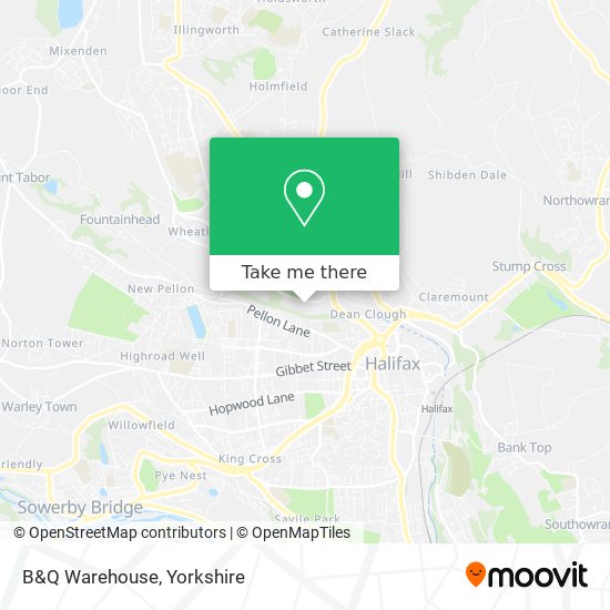 B&Q Warehouse map