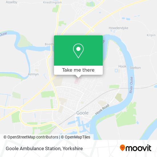 Goole Ambulance Station map