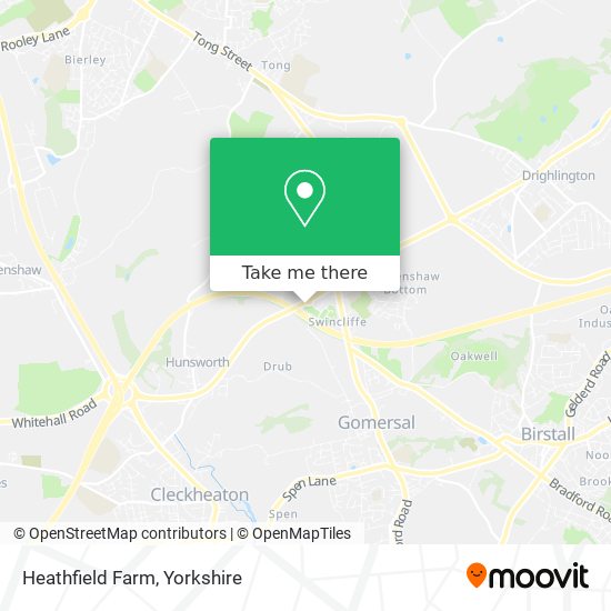Heathfield Farm map