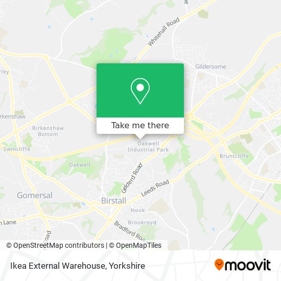 Ikea External Warehouse map