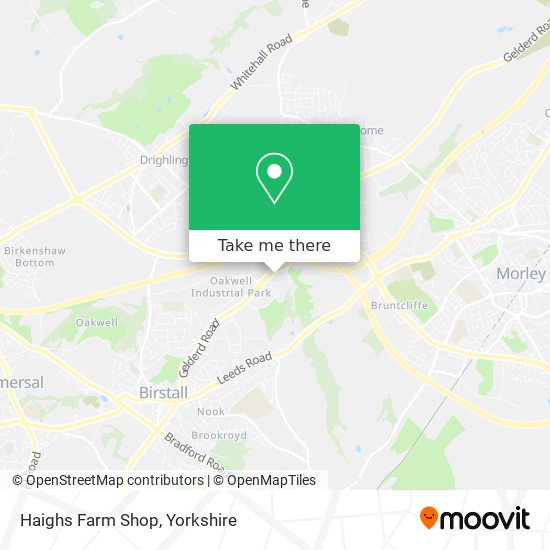 Haighs Farm Shop map