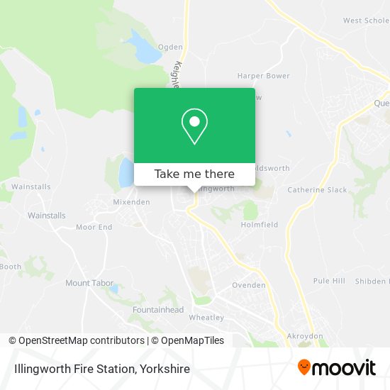 Illingworth Fire Station map