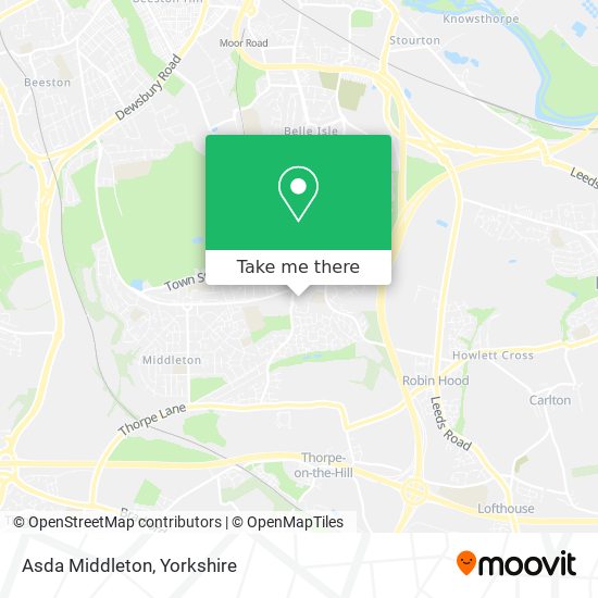 Asda Middleton map