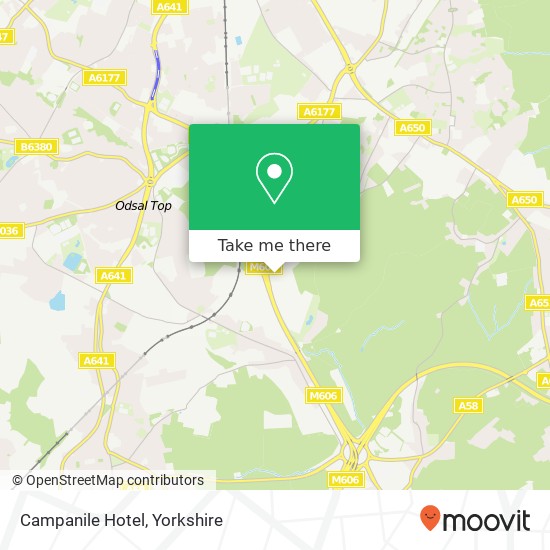 Campanile Hotel map