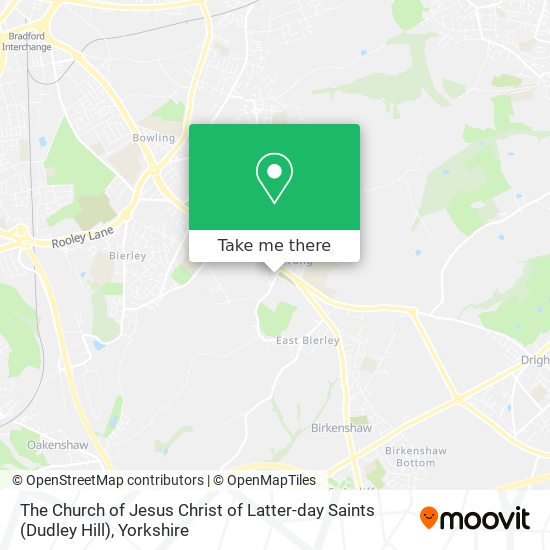 The Church of Jesus Christ of Latter-day Saints (Dudley Hill) map