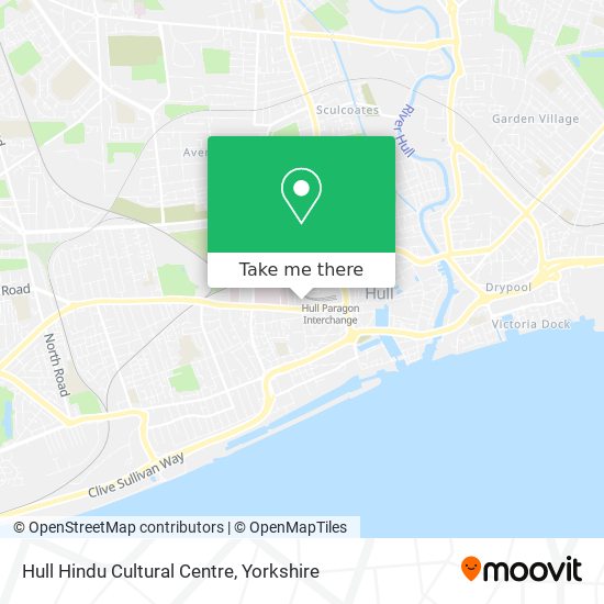 Hull Hindu Cultural Centre map