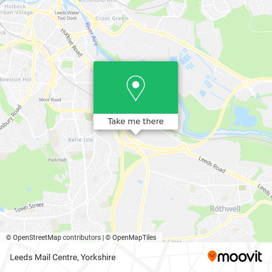 Leeds  Mail Centre map