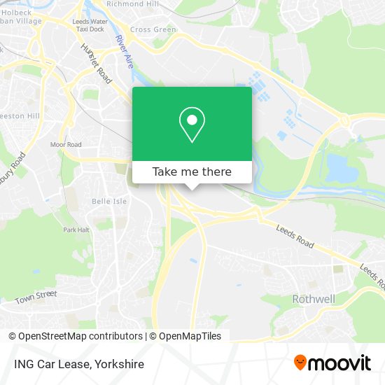 ING Car Lease map