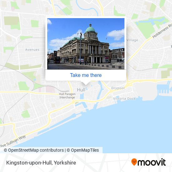 Kingston-upon-Hull map