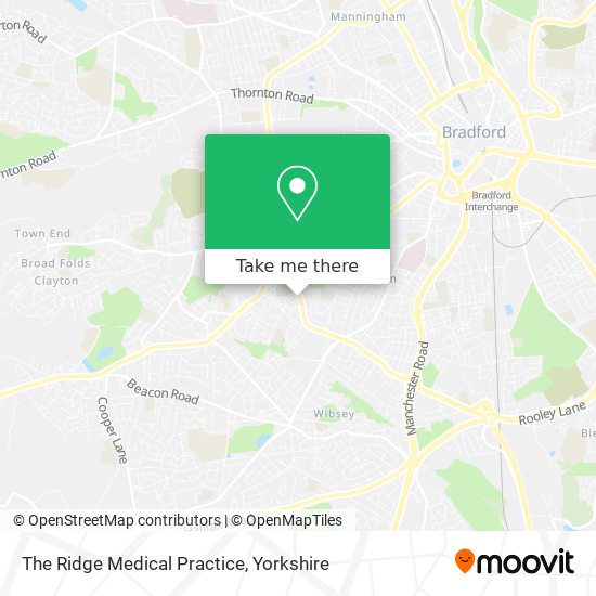 The Ridge Medical Practice map