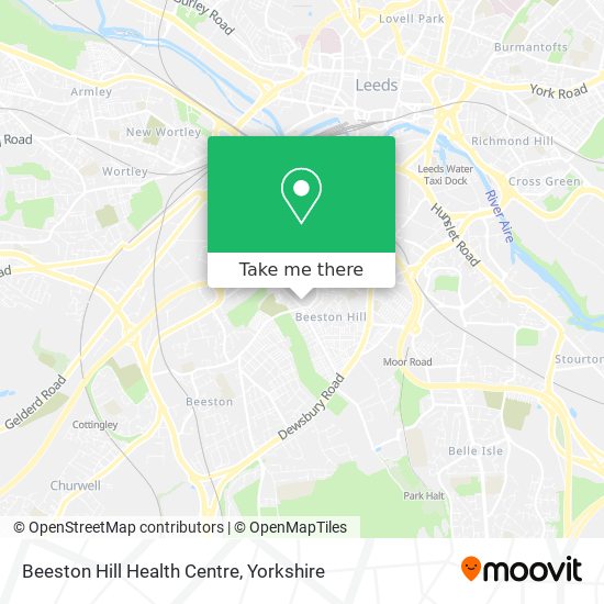 Beeston Hill Health Centre map