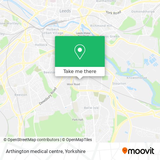 Arthington medical centre map