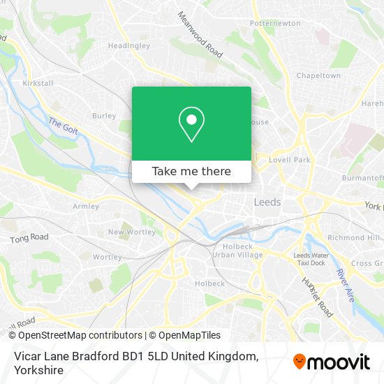 Vicar Lane Bradford BD1 5LD United Kingdom map