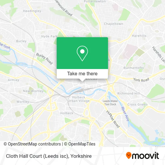Cloth Hall Court (Leeds isc) map