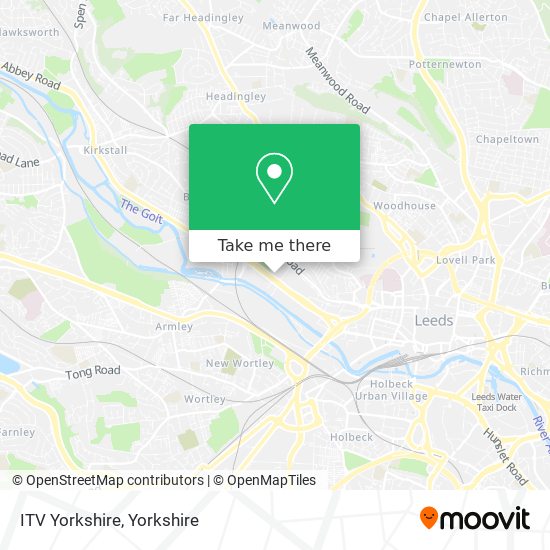 ITV Yorkshire map