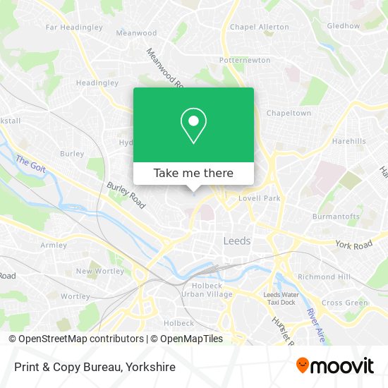 Print & Copy Bureau map