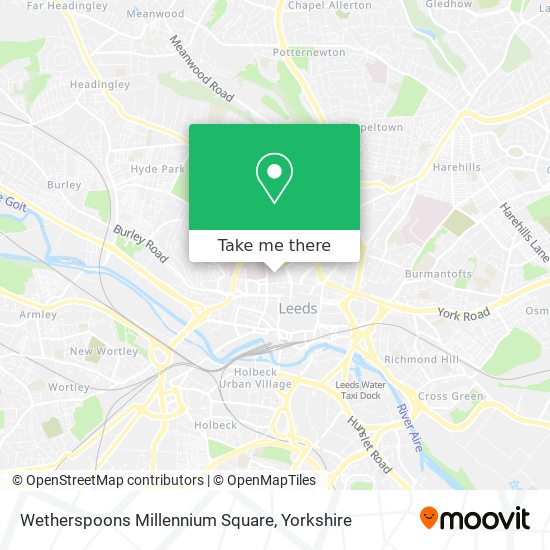 Wetherspoons Millennium Square map
