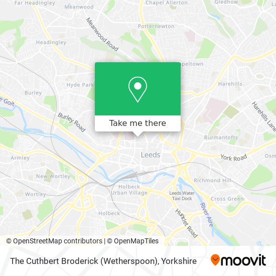 The Cuthbert Broderick (Wetherspoon) map