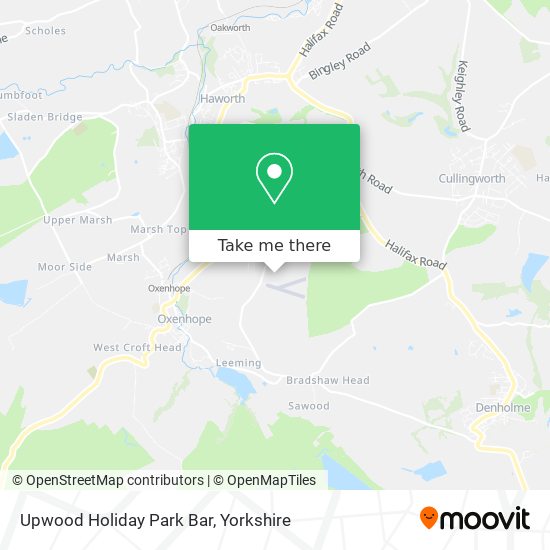 Upwood Holiday Park Bar map