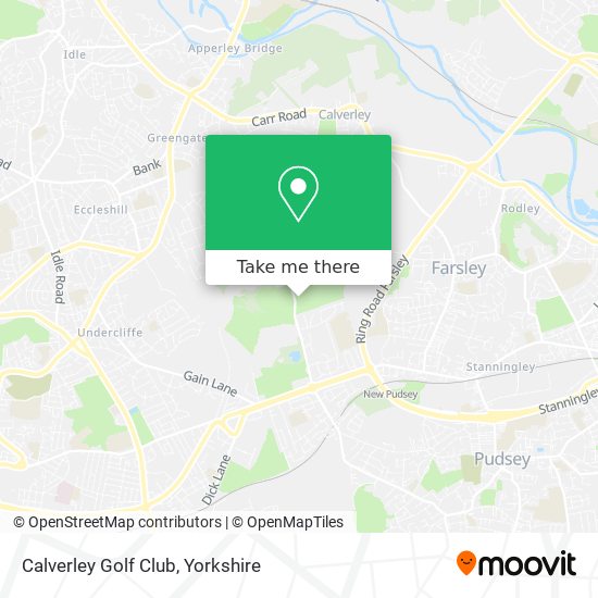Calverley Golf Club map
