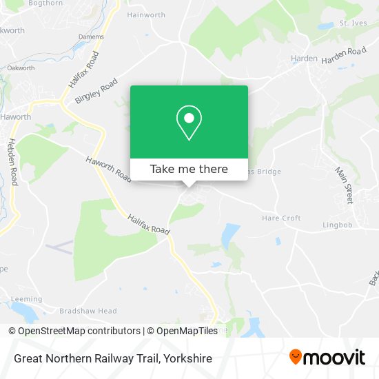 Great Northern Railway Trail map
