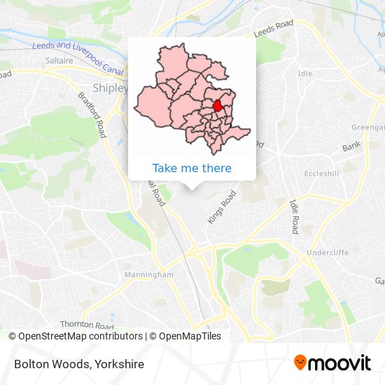 Bolton Woods map