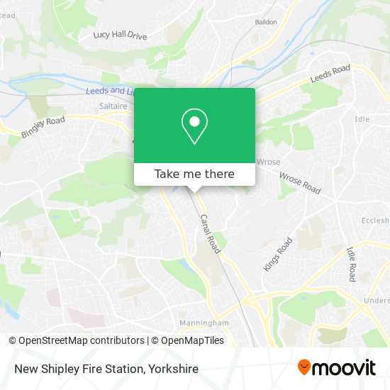 New Shipley Fire Station map