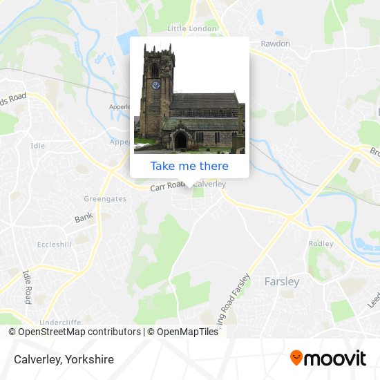 Calverley map