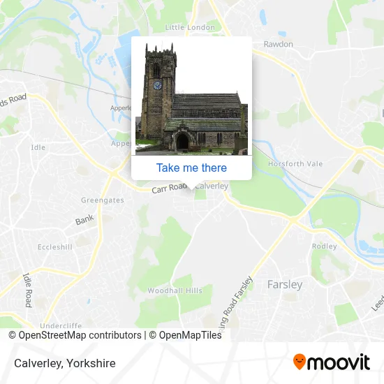 How to Get to Calverley in Leeds by Bus or Train?