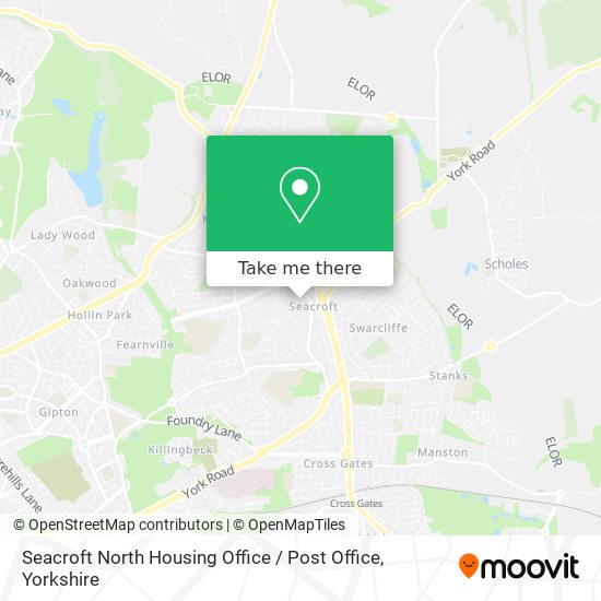 Seacroft North Housing Office / Post Office map