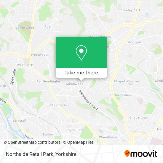 Northside Retail Park map