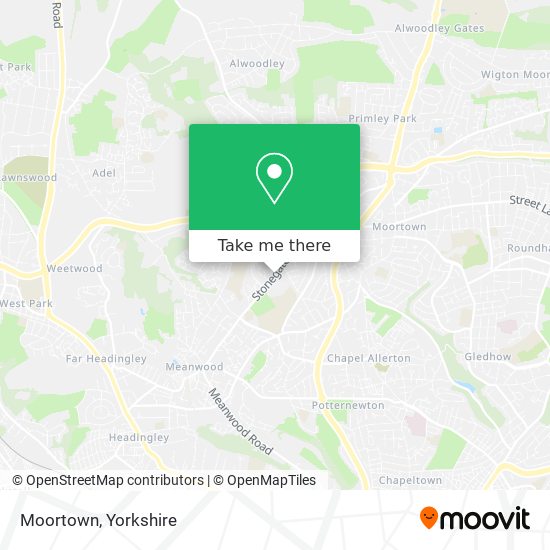 Moortown map