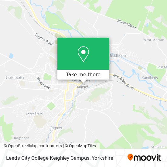 Leeds City College Keighley Campus map